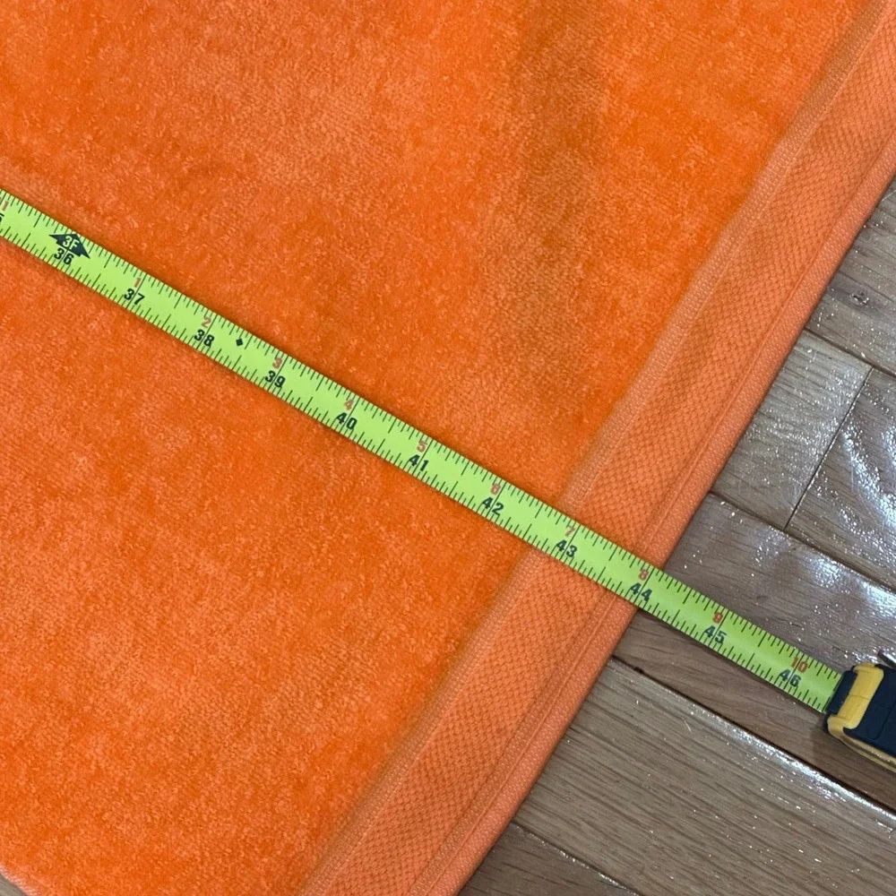 Cannon Monticello Vintage Orange Made In USA Value Size Bath Towel